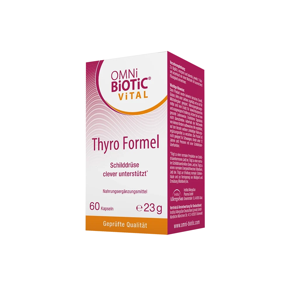 Eine Packung OMNi-BiOTiC ViTAL Thyro Formel, 60 Kapseln