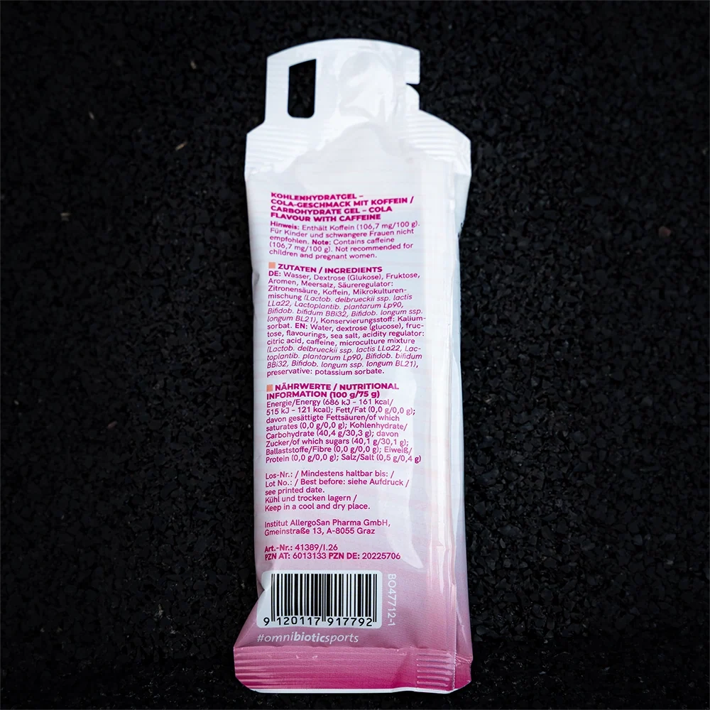 OMNi-POWER® CARBO HYDRO GEL PRO Cola + Koffein