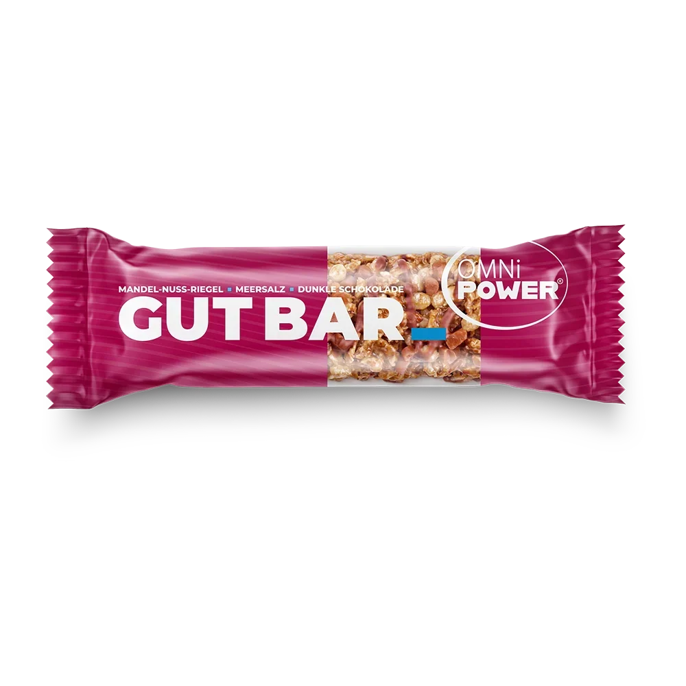 Eine Packung OMNi-POWER GUT BAR, 1 Riegel