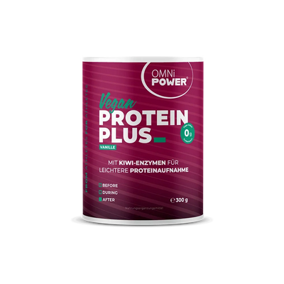 Eine Packung OMNi-POWER PROTEIN PLUS, Vanille 300 Gramm