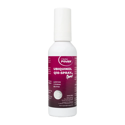 Ein OMNi-POWER Ubiquinol Q10 Spray Sport, 50 Milliliter
