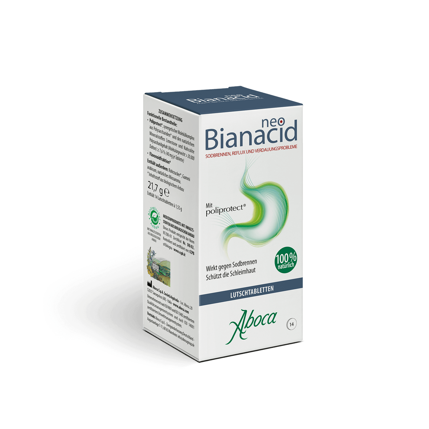 ABOCA NeoBianacid Übersäuerung & Reflux - OMNi-BiOTiC® Shop