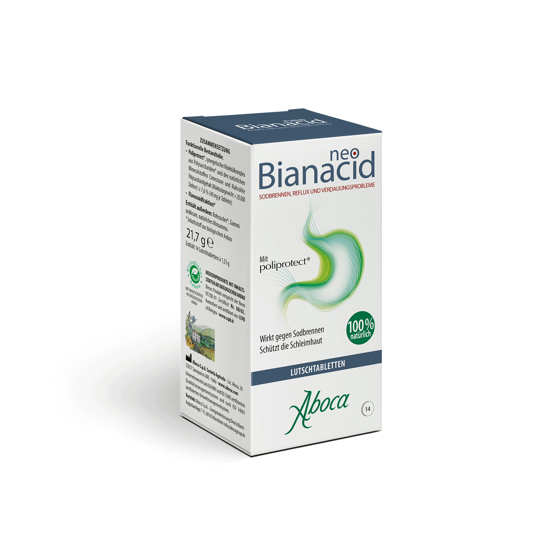 ABOCA NeoBianacid Übersäuerung & Reflux - OMNi-BiOTiC® Shop