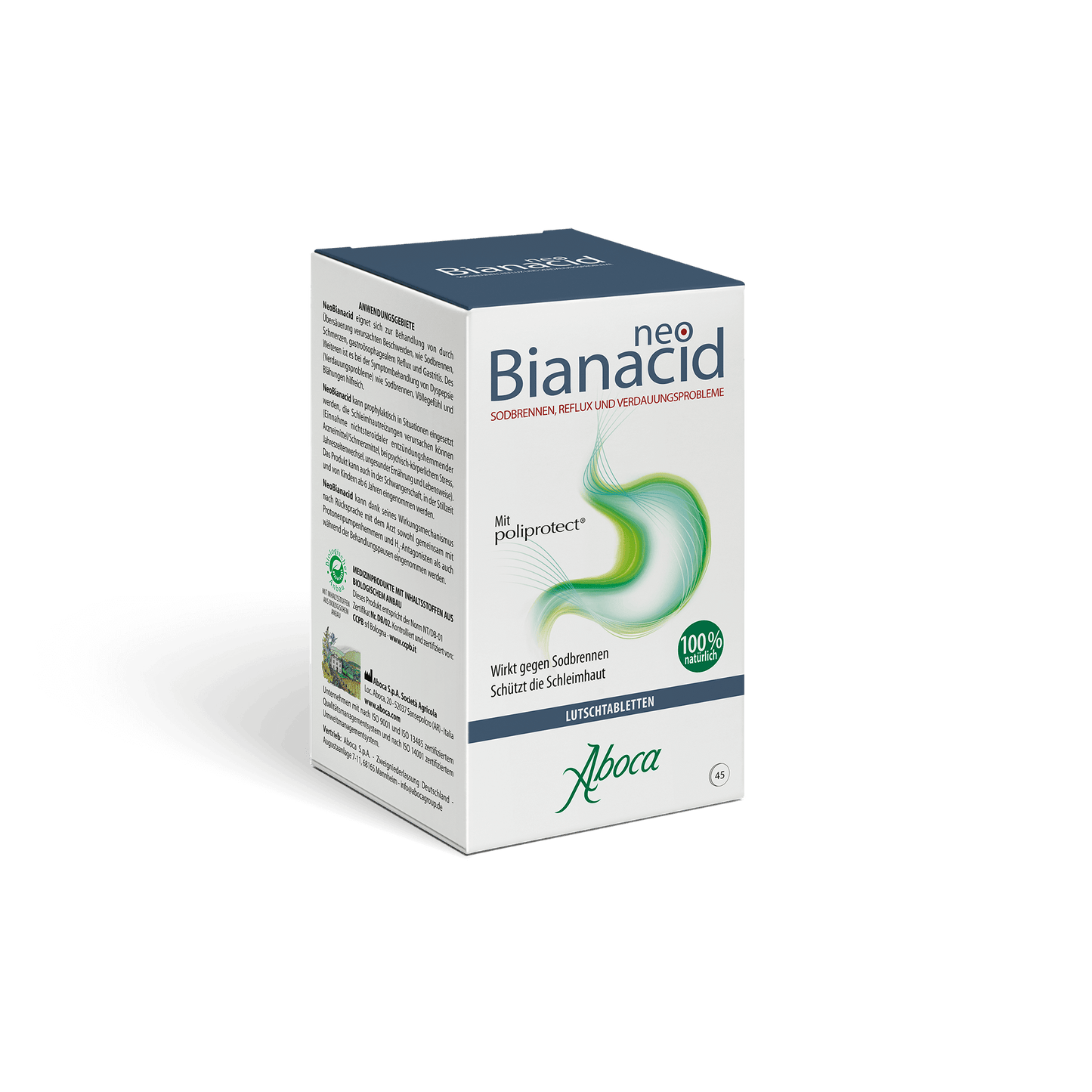 ABOCA NeoBianacid Übersäuerung & Reflux - OMNi-BiOTiC® Shop