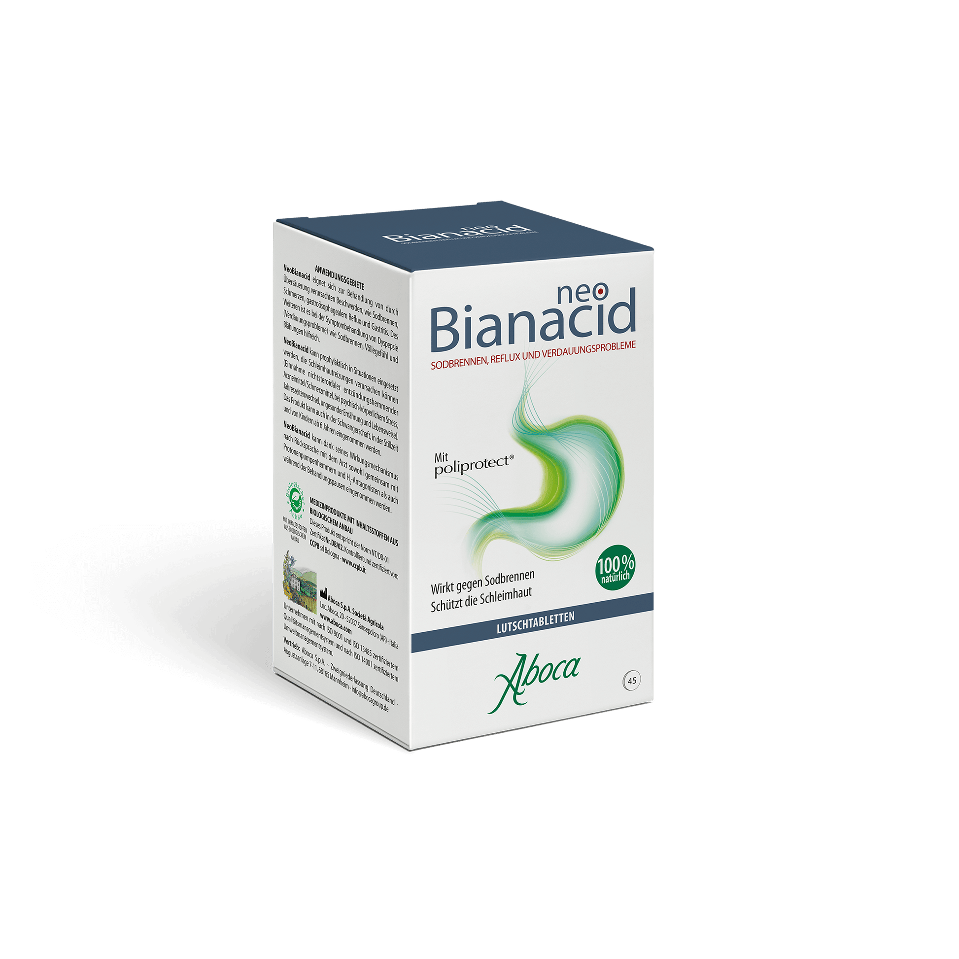 ABOCA NeoBianacid Übersäuerung & Reflux - OMNi-BiOTiC® Shop